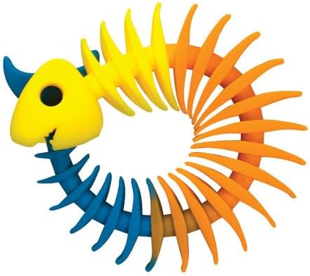 Raymond Geddes Rainbow Reptile Skeleton Sensory Toy - 24 Colorful Noodle Toys for Kids - Reptile-Shaped Stretchy Toys Link as Bracelet