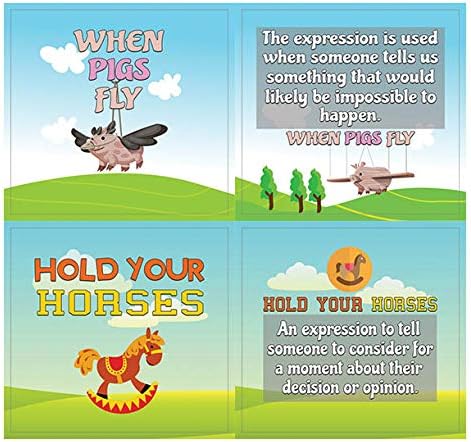 Creanoso Funny Idiom Stickers (10-Sheet) - Waterproof, Unique Themes Designs, DIY Decoration Art Decal for Boys & Girls, Teens - Stocking Stuffers Ideas for Adults