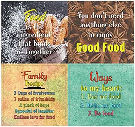 Creanoso Inspiring Food Lovers Stickers (10-Sheet) – Total 120 pcs (10 X 12pcs) Waterproof, Unique Personalized Themes Designs, DIY Decoration Art Decal for Men Women Adults, Boys & Girls, Teens