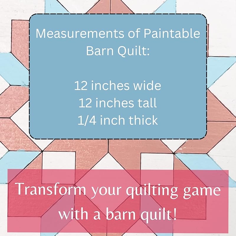 Fall Unfinished Barn Quilt Square Wooden Sign, Autumn Country Decor Canvas Quilts Blocks (12 inches, Pumpkin) AVTRBoutique