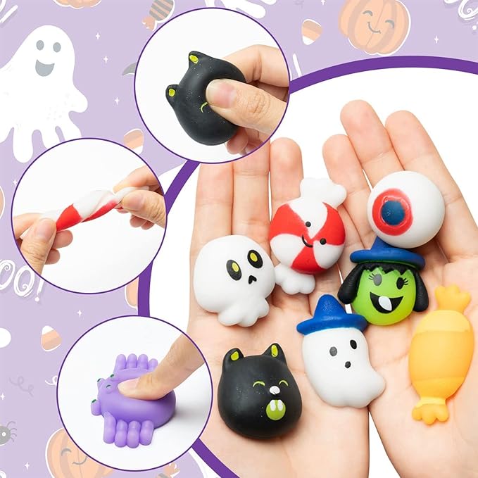 Premium Halloween Party Favors Toys for kids,Assortment Cute Supplies Toys,School Classroom Rewards, Prizes, Trick or Treat Bag Stuffers