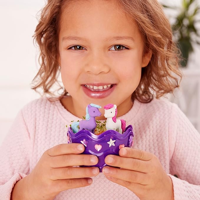 Creativity for Kids Mini Garden: Pony Terrarium Kit - Horse Gifts for Girls, Crafts for Kids and Girl Toys Ages 6-8+, Easter Basket and Birthday Gift Ideas for Girls