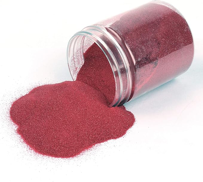 Shiny Stone Colorful Sand,Rainbow Sand,Art Sand,Colored Sand,Craft Sand,Decorative Wedding Vibrant Sand, 250g/0.55lbs/8.81oz for Wedding Succulent Terrarium Vase (Claret)