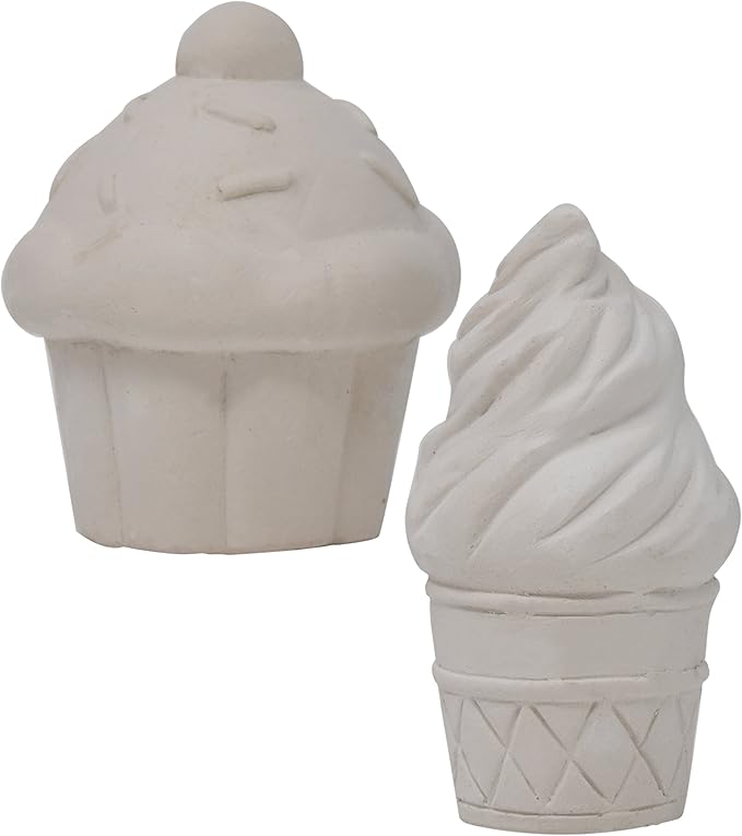 Decorate Your Own Figurines, Paint Your Own Kids Set - Includes Six Figurines, Paint Brush, Six Pots of Paint