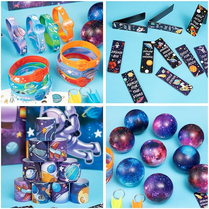 Space Party Favors, Outer Space Themed Birthday Decorations, Astronaut Gift Box for Kids (Space)