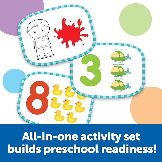 Learning Resources Skill Builders! Toddler 1-10 Counting Kids, Educational Toys for 18 Month Olds, Toddler Activities, Color Teaching Toys, 20 Pieces, Age 18 Months