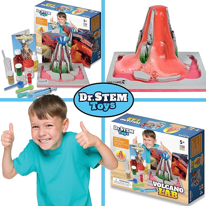 Dr. STEM Toys Volcano Making Experiment Science Lab Kit