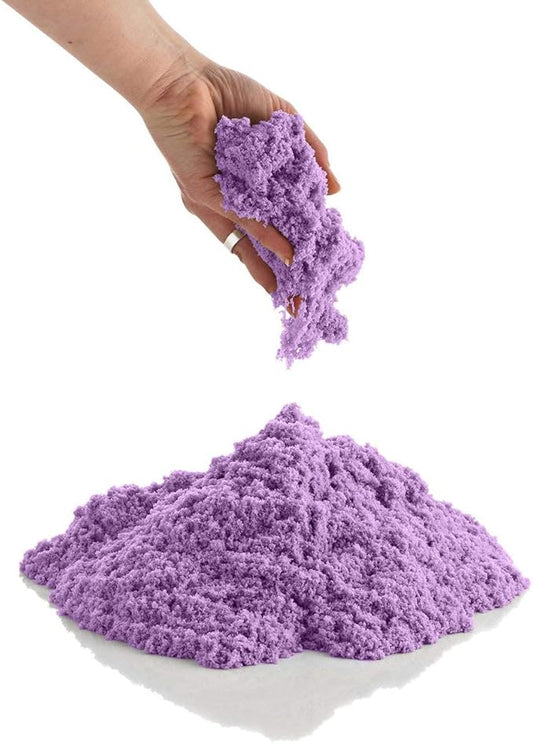 Purple 2 Pound Refill Pack - Moldable Indoor Play Sand in Resealable Bag