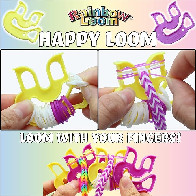 Rainbow Loom® Loomi-Pals Dino Collectible, Features 30 Mystery Cute Dino Themed Charms and 600 Colorful Rubber Bands All in a RESEALABLE Bag, Great Gifts for Boys and Girls 7+