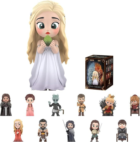 POP MART Game of Thrones Series Figures, Game of Thrones Blind Box Figures, Random Design Action Figures Collectible Toys Home Decorations, Holiday Birthday Gifts for Boys and Girls, Single Box