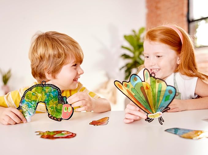 Creativity for Kids The Very Hungry Caterpillar Party Supplies: Sticker Suncatchers - 24 Birthday Party Favors, Toddler Party Favors for Kids Ages 3-5+, Kids Toys Bulk