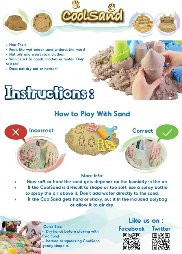 Red 2 Pound Refill Pack - Moldable Indoor Play Sand in Resealable Bag