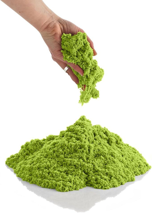 Green 14 oz Refill Pack - Moldable Indoor Play Sand in Resealable Bag