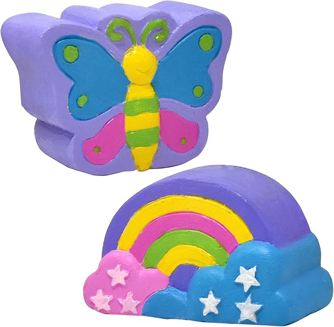 Decorate Your Own Figurines, Paint Your Own Kids Set - Includes Six Figurines, Paint Brush, Six Pots of Paint