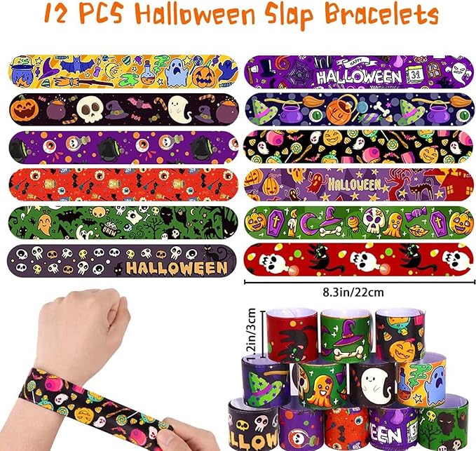 Premium Halloween Party Favors Toys for kids,Assortment Cute Supplies Toys,School Classroom Rewards, Prizes, Trick or Treat Bag Stuffers