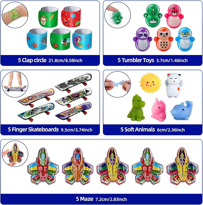 nicknack 1000PCS Party Favor for Kids Birthday Goodie Bag Fillers Classroom Prizes Box Toy Assortment Pinata Fillers