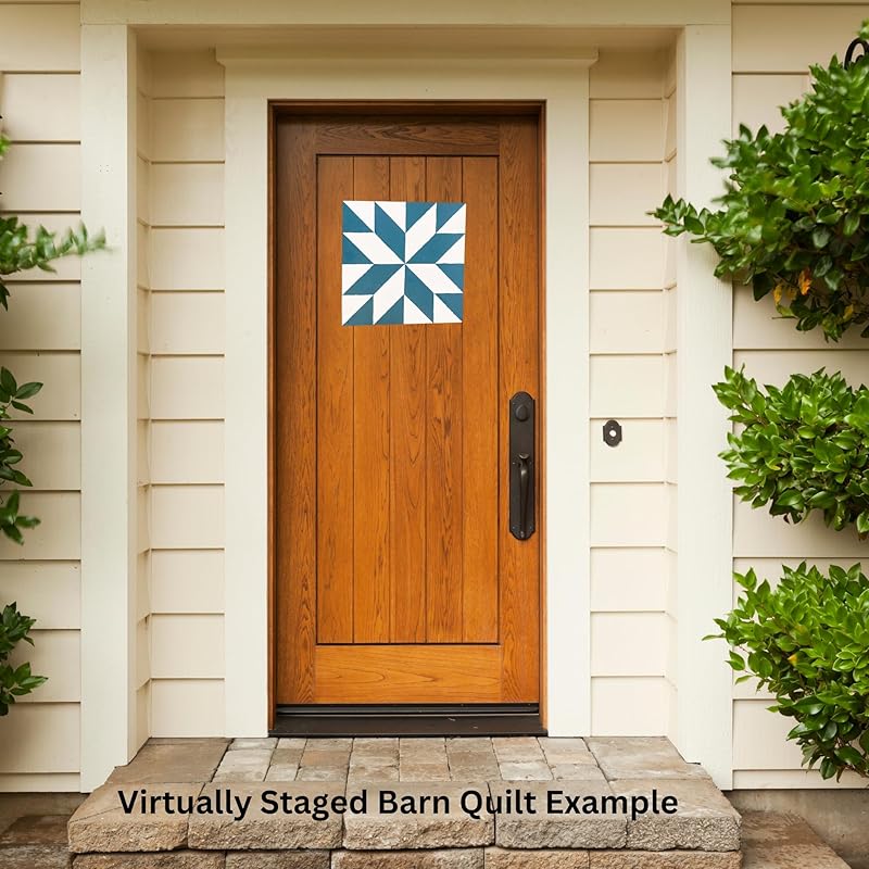 Spring Unfinished Barn Quilt Square Wooden Sign DIY Adult Crafts to Paint, Country Decor Canvas Quilts Blocks for Painting (15 inches, Kite) AVTRBoutique