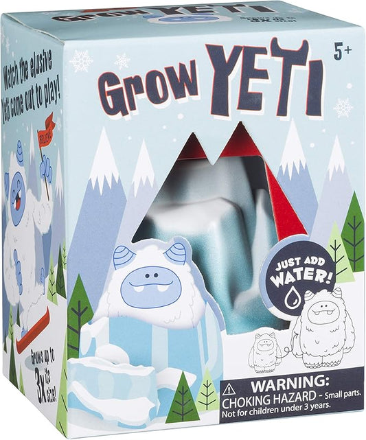Toysmith Hatchin' Grow Yeti, Just Add Water, Fun DIY Kit, 6913 Small